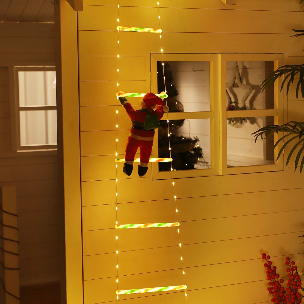 Sevair Deco Climbing Santa Ladder Set