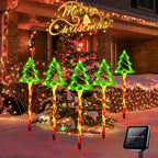 Sevair Deco Solar Christmas Tree Pathway Lights