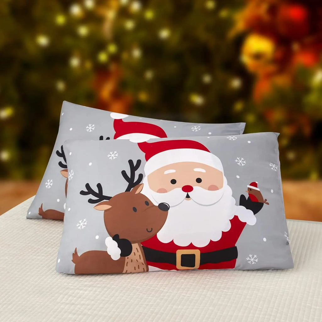 Sevair Deco Cozy Christmas Duvet Cover Bedding Set