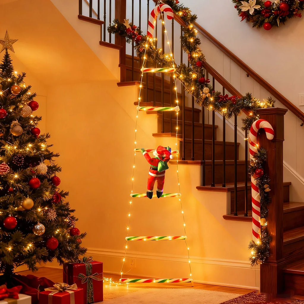 Sevair Deco Climbing Santa Ladder Set