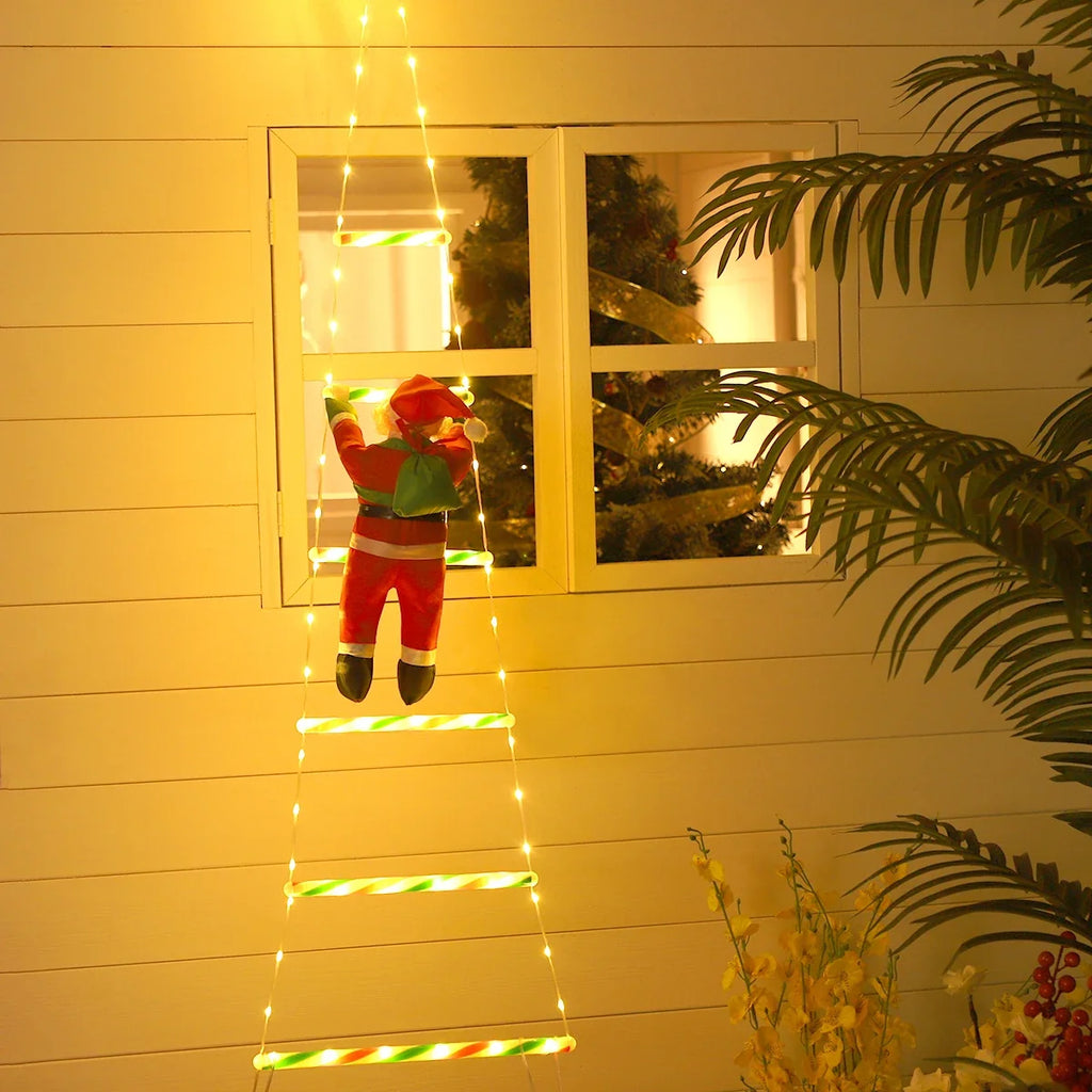 Sevair Deco Climbing Santa Ladder Set