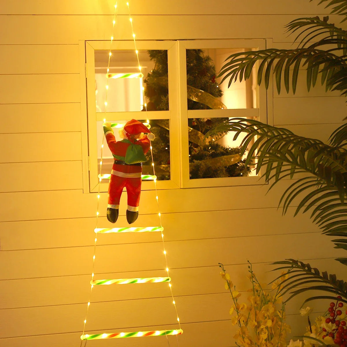 Sevair Deco Climbing Santa Ladder Set