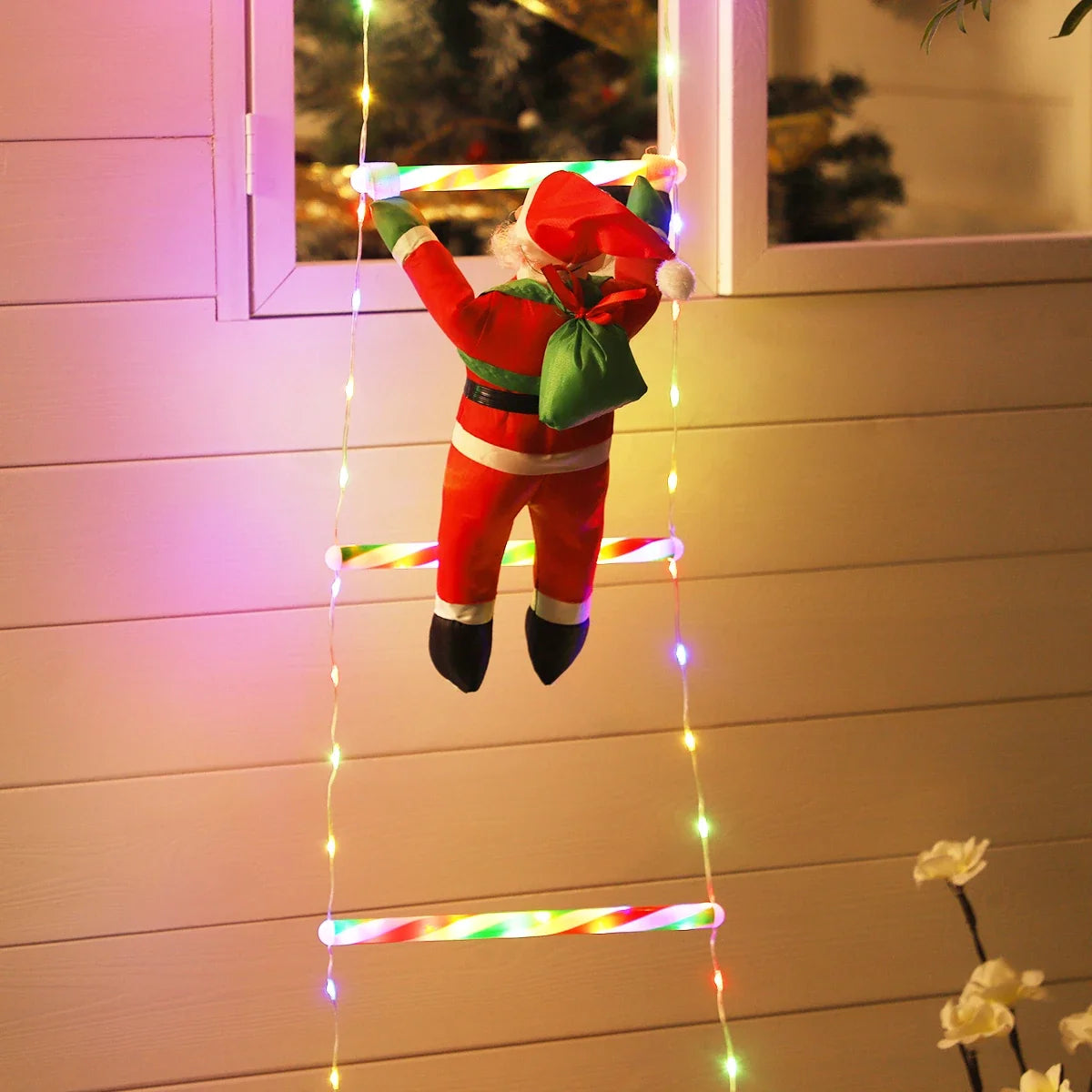 Sevair Deco Climbing Santa Ladder Set