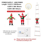 Sevair Deco Climbing Santa Ladder Set