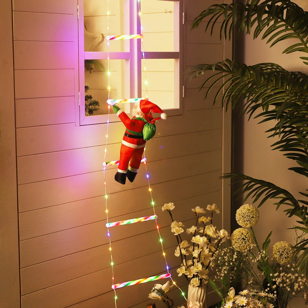 Sevair Deco Climbing Santa Ladder Set