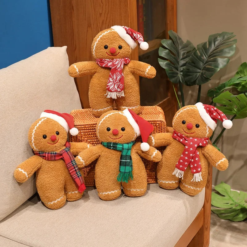 Sevair Deco Christmas Gingerbread Man Plush