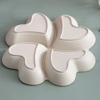 Heart-Shaped Divided Snack Tray