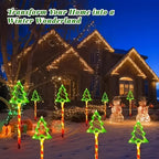 Sevair Deco Solar Christmas Tree Pathway Lights