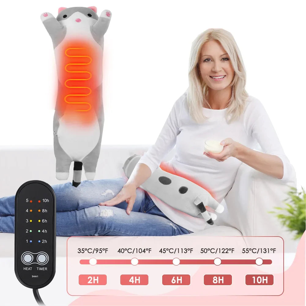 Sevair Deco Cute Cat Heating Pad