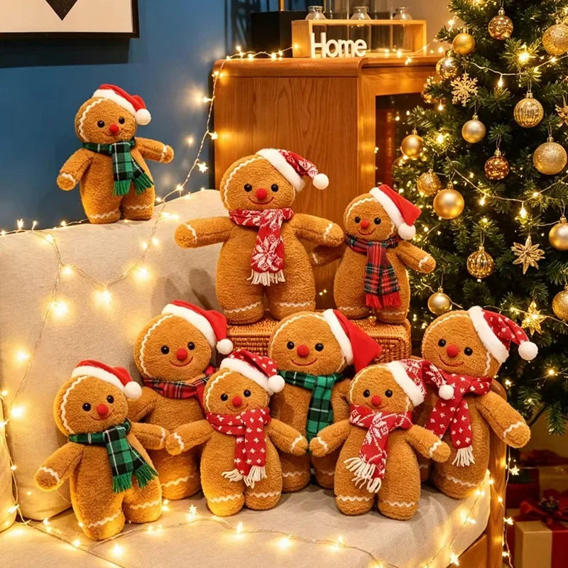 Sevair Deco Christmas Gingerbread Man Plush