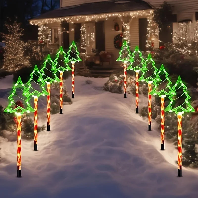 Sevair Deco Solar Christmas Tree Pathway Lights