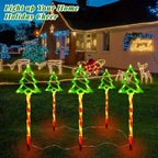 Sevair Deco Solar Christmas Tree Pathway Lights