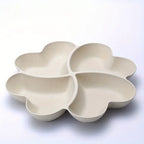 Heart-Shaped Divided Snack Tray
