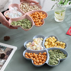 Heart-Shaped Divided Snack Tray