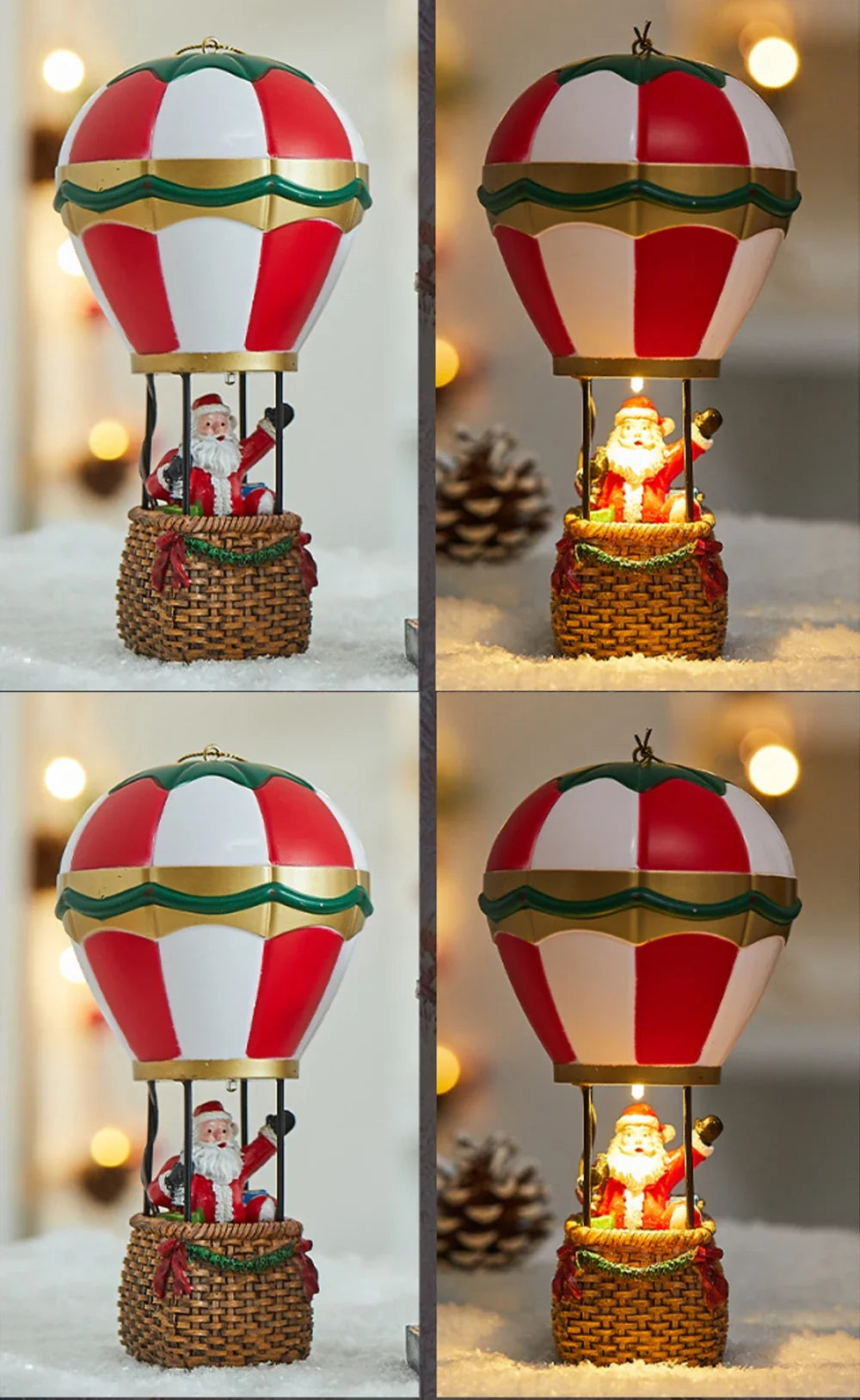 Sevair Deco Christmas Hot Air Balloon