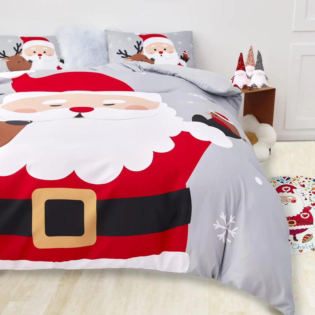 Sevair Deco Cozy Christmas Duvet Cover Bedding Set