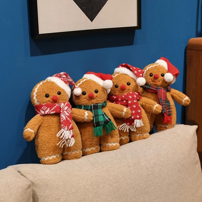 Sevair Deco Christmas Gingerbread Man Plush