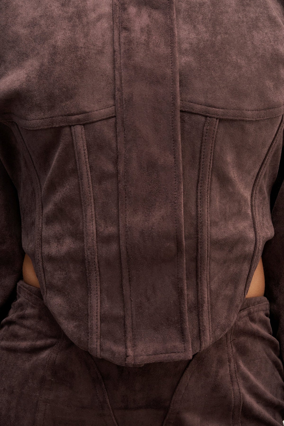 KAIA FAUX SUEDE MOTO