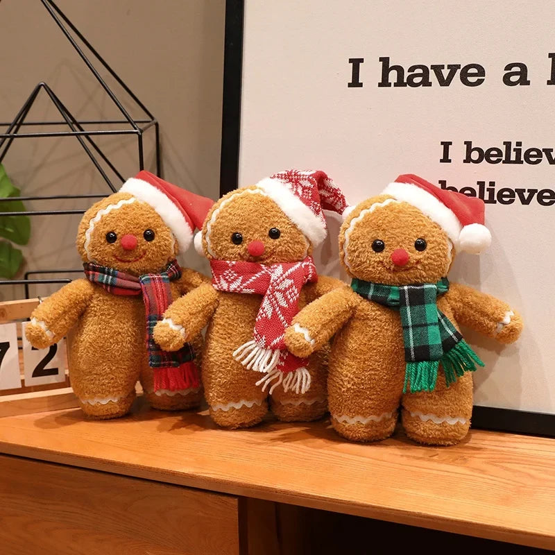 Sevair Deco Christmas Gingerbread Man Plush