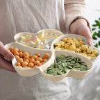 Heart-Shaped Divided Snack Tray