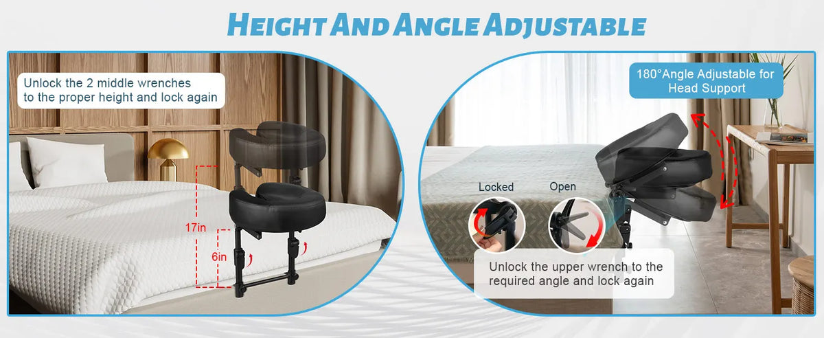Sevair Deco Massage Bed Headrest