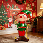 Sevair Deco Standing Christmas Elf Balloon