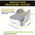 Sevair Deco Memory Foam Knee Pillow