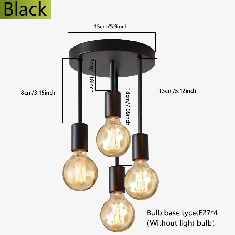 Sevair Deco 4-Light Ceiling Fixture