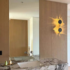 Sevair Deco Golden Ripple Wall Light