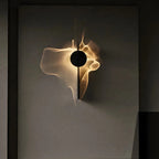 Sevair Deco Golden Ripple Wall Light