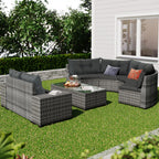 Sevair Deco Half-Moon Patio Set