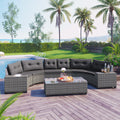 Sevair Deco Half-Moon Patio Set