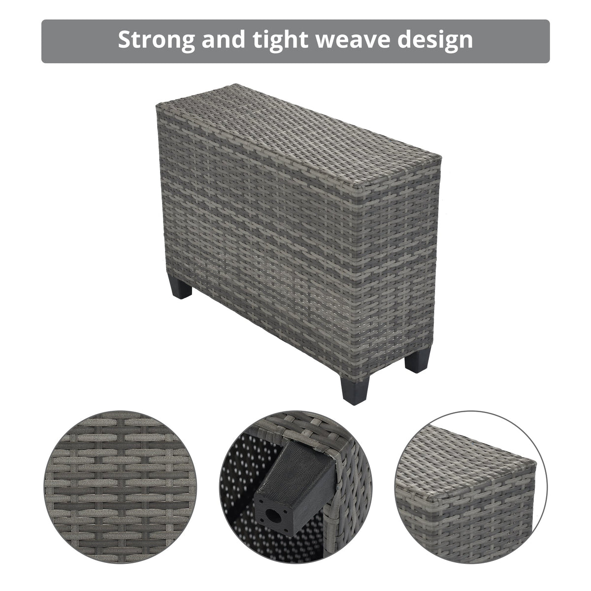 Sevair Deco Half-Moon Patio Set