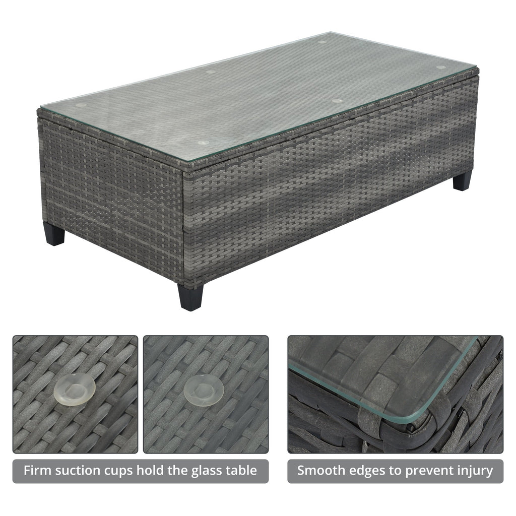 Sevair Deco Half-Moon Patio Set