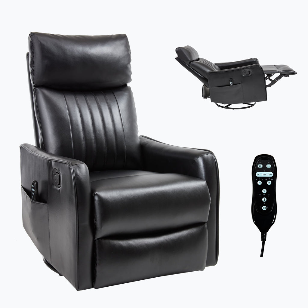 Sevair Deco Heated Massage Swivel Recliner