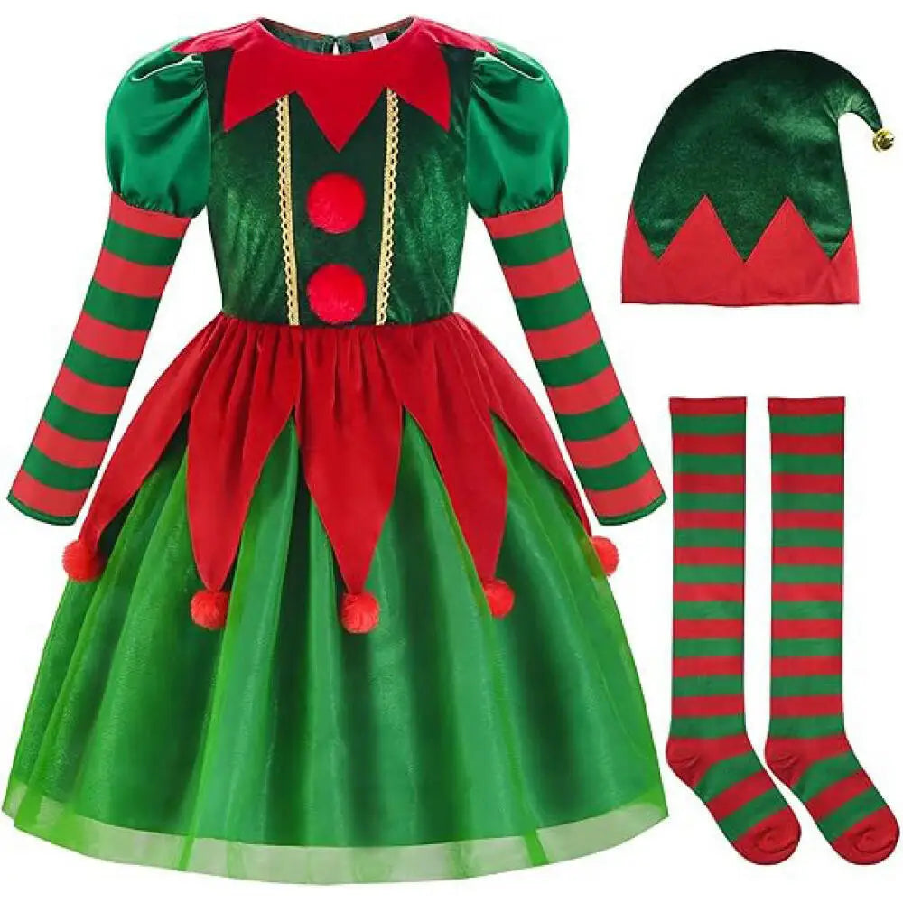 Sevair Deco Kids Elf Costume