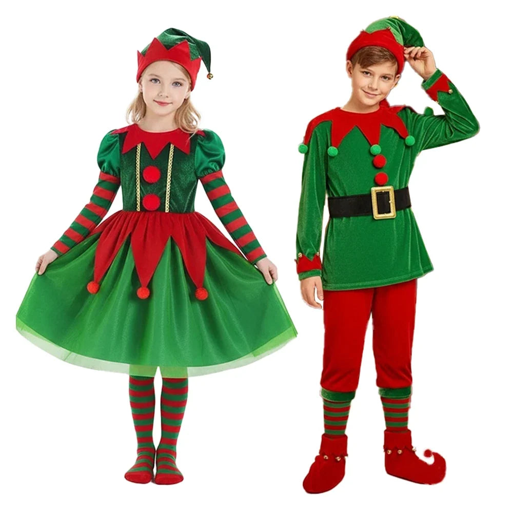 Sevair Deco Kids Elf Costume