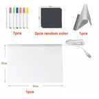Sevair Deco LED Acrylic Writing Board, 3 Sizes