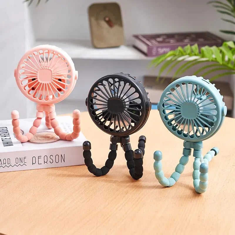 Sevair Deco Octopus Stroller Fan