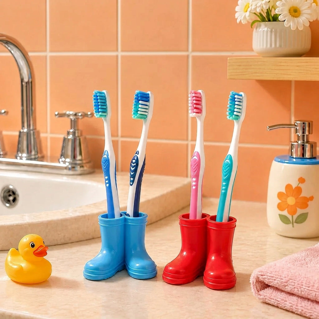 Sevair Deco Rain Boot Toothbrush Holder