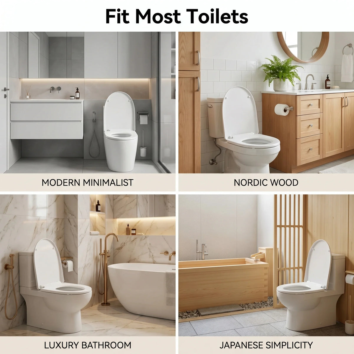 Sevair Deco Soft Close Toilet Seat
