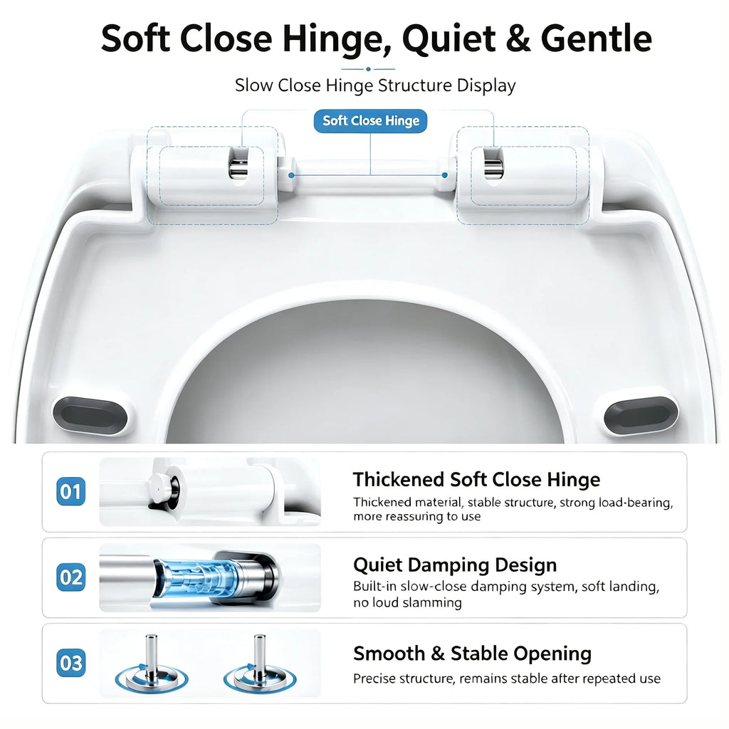 Sevair Deco Soft Close Toilet Seat