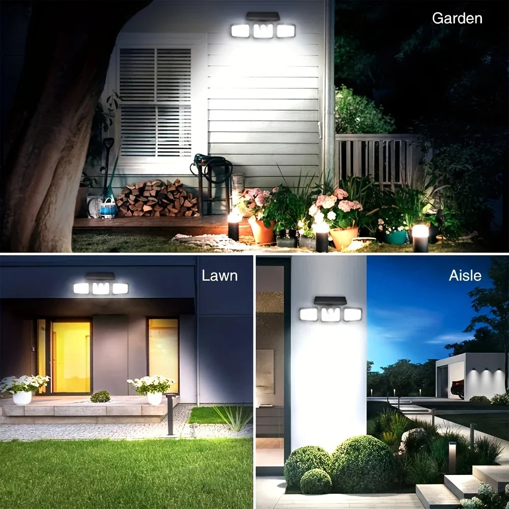 Sevair Deco Solar Motion Sensor Wall Light, 3 Modes