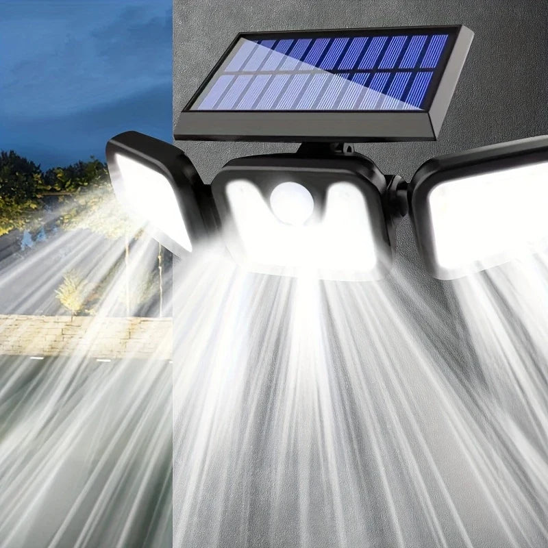 Sevair Deco Solar Motion Sensor Wall Light, 3 Modes