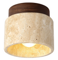 Sevair Deco Travertine Ceiling Light