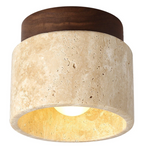 Sevair Deco Travertine Ceiling Light