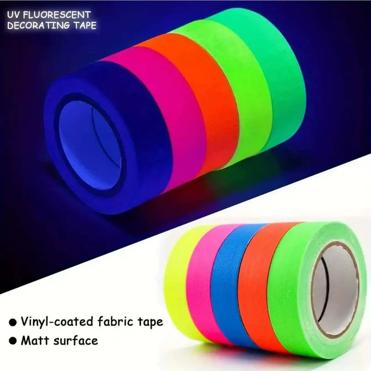 Sevair Deco UV Neon Tape Set