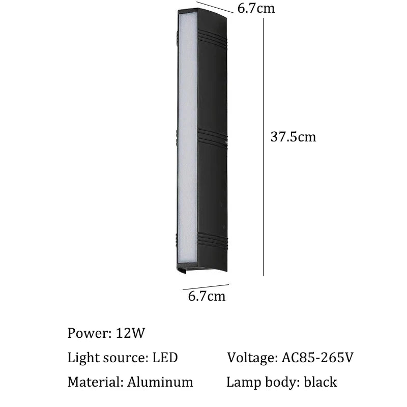 Sevair Decor Modern Linear LED Wall Sconce Light 