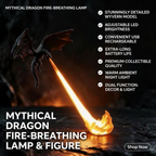 Sevair Deco - Dragon Breath Flame Night Light Decor