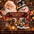 Sevair Deco Lighted Christmas Candy Bowl Collection